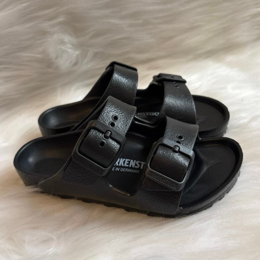 Kids' Birkenstock New Black Arizona EVA Sandals Size 9 / 27 Narrow Fit